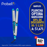 PROMO PLANCHA BABYLISS OPTIMA 3000 BABSS3000