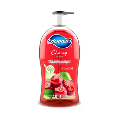 JABON LIQUIDO BLUMEN MANOS CHERRY ANTIBACTERIAL 525ML