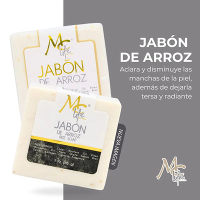 JABON MC LIFE BARRA ARROZ 65G MCLJA