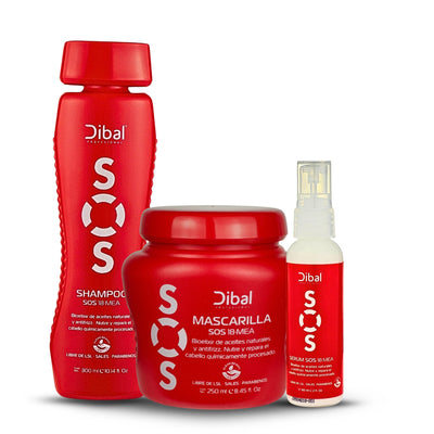 KIT S.O.S 18 MEA SHAM+MASK+SERUM