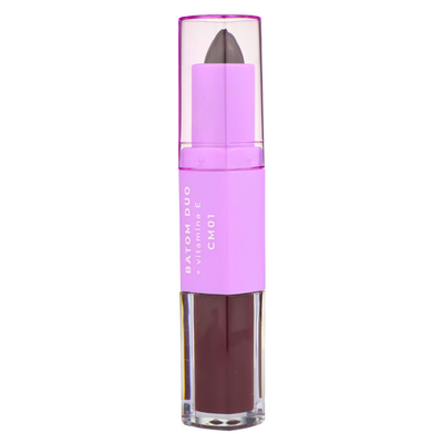 LABIAL BARRA/LIQUIDO DUO RUBY ROSE CM01 HB-8614-1 3.8GR/3.2ML