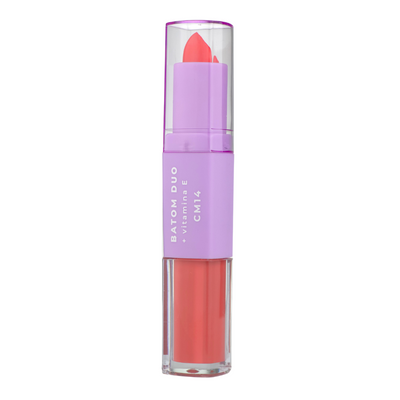 LABIAL BARRA/LIQUIDO DUO RUBY ROSE CM14 HB-8614-3 3.8GR/3.2ML