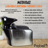 LAVABO BM78186 NEGRO LISO