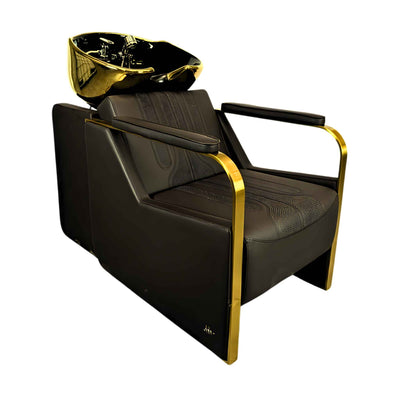 LAVABO PROBELL CAFÉ TARJA DORADA BASCULANTE MOD 8226