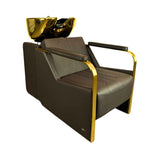 LAVABO PROBELL CAFÉ TARJA DORADA BASCULANTE MOD 8226