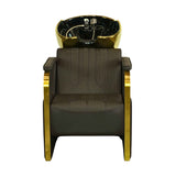 LAVABO PROBELL CAFÉ TARJA DORADA BASCULANTE MOD 8226