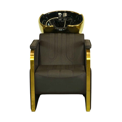 LAVABO PROBELL CAFÉ TARJA DORADA BASCULANTE MOD 8226