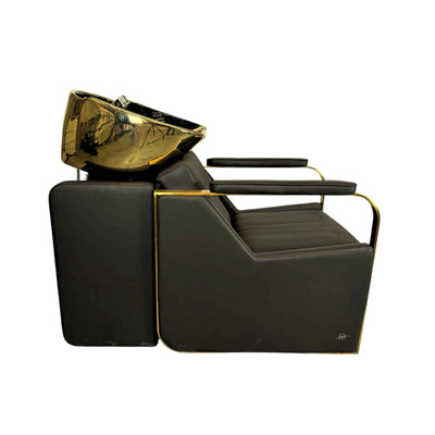 LAVABO PROBELL CAFÉ TARJA DORADA BASCULANTE MOD 8226