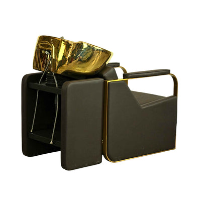 LAVABO PROBELL CAFÉ TARJA DORADA BASCULANTE MOD 8226