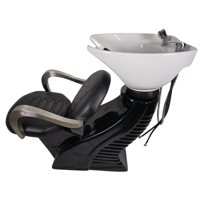 LAVABO PETIT NEGRO TARJA BLANCA BASCULANTE