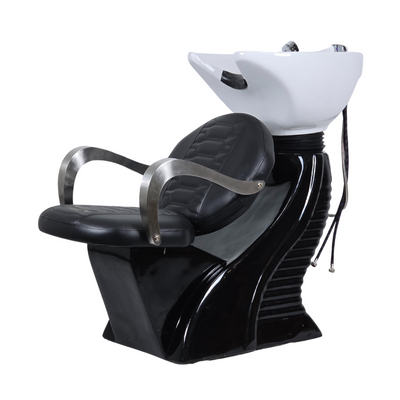 LAVABO PETIT NEGRO TARJA BLANCA BASCULANTE