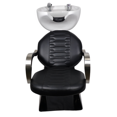 LAVABO PETIT NEGRO TARJA BLANCA BASCULANTE