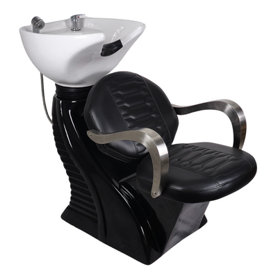 LAVABO PETIT NEGRO TARJA BLANCA BASCULANTE