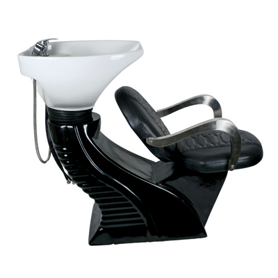 LAVABO PETIT NEGRO TARJA BLANCA BASCULANTE