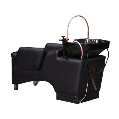 LAVABO SPA C/ARCO SAMANTHA NEGRO LISO