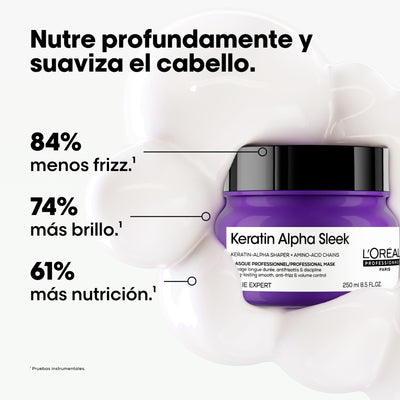 MASCARILLA LOREAL KERATIN ALPHA SLEEK 250ML