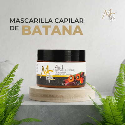 MASCARILLA MC LIFE CAPILAR DE BATANA 4 EN 1 120 ML.