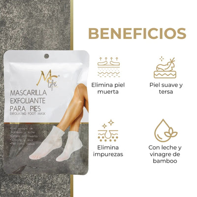 MASCARILLA MC LIFE P/PIES VINAGRE BAMBOO 38GMCLMEP