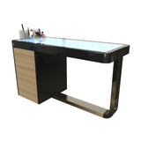 MESA PARA MANICURE FLORENCIA E06-NB NEGRO BRILLANTE