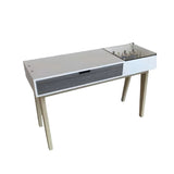 MESA PARA MANICURE RIMINI CRISTA M11-BB BLANCO BRILLANTE