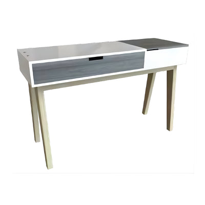 MESA PARA MANICURE RIMINI M17-BB BLANCO BRILLANTE