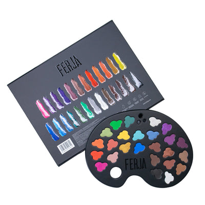 PALETA DE SOMBRAS PARA OJOS FERJA TONOS NATURLES (C/25 X 31GR)
