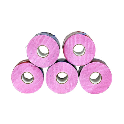 PAPEL CUELLO ROSADO PROBELL C/5 ROLLOS C/100 TIRAS