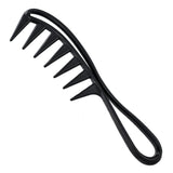 PEINE PROBELL C/MANGO 7 CERDAS PLASTICO NEGRO MOD-8161