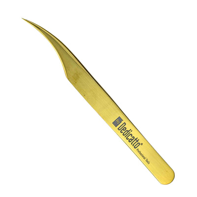 PINZA DEDICATO DORADA CURVA MOD-8109