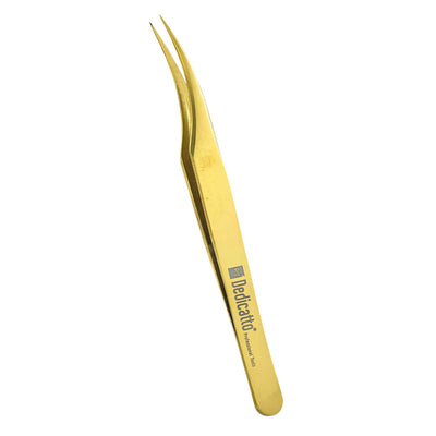 PINZA DEDICATO DORADA CURVA MOD-8109