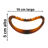 PINZA P/CABELLO MEDIA LUNA GDE CAREY MOD 8023