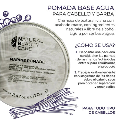 POMADA NBC MARINE CABELLO & BARBA 70G