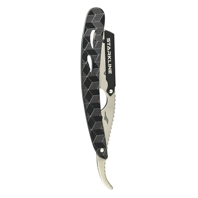 PORTA NAVAJA BARBERO PLATA PAPER COATED STARKLINE