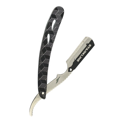 PORTA NAVAJA BARBERO PLATA PAPER COATED STARKLINE
