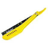 PORTA NAVAJA DEDICATO PLASTICO AMARILLO
