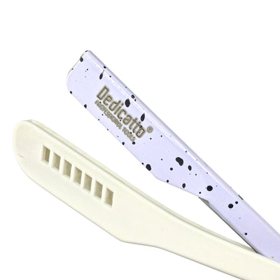 PORTA NAVAJA DEDICATO PLASTICO BLANCO