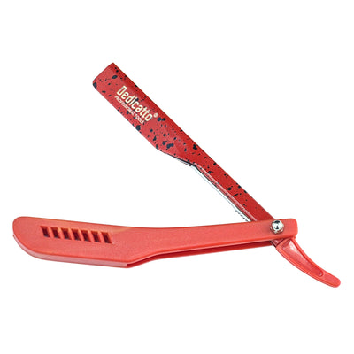 PORTA NAVAJA DEDICATO PLASTICO ROJO