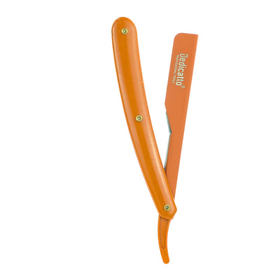 PORTA NAVAJA DEDICATTO PLASTICO NARANJA