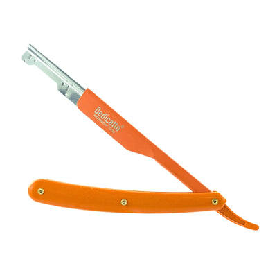 PORTA NAVAJA DEDICATTO PLASTICO NARANJA