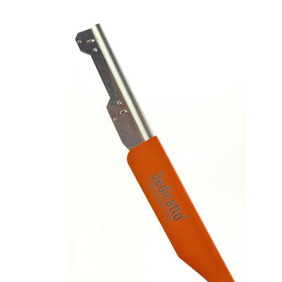 PORTA NAVAJA DEDICATTO PLASTICO NARANJA