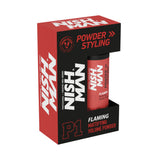 Polvo Nish Man Flaming – Volumen y Fijación Mate para Hombre