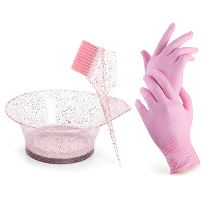 PROMO KIT TEC ITALY CIO BROCHA GLITTER+GUANTE ROSA