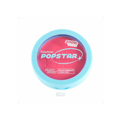 PROMO RUBOR COMPACTO PLAY BACK PS-04 RUBY ROSE HB-M08 5.8G