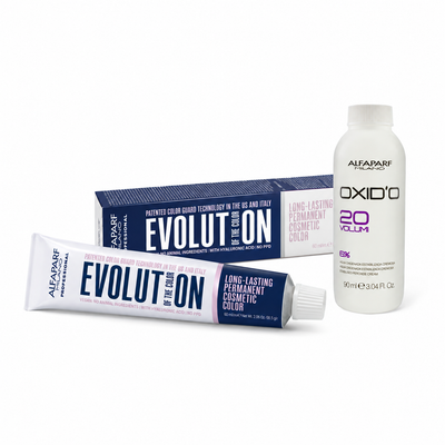 TINTE ALFAPARF EVOLUTION+ Peróxido 90 ml