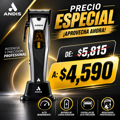 RECORTADORA ANDIS RECON LMC + PEINADOR