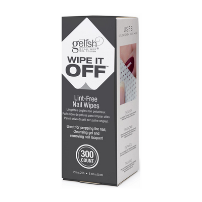 REMOVEDOR GEL 300CT WIPE IT OFF LINT FRE 1925