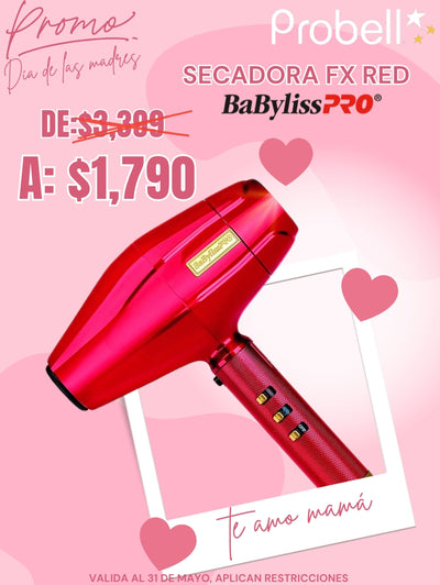 SECADORA BABYLISS FX RED FXBDG1ES