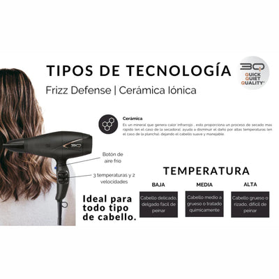 SECADORA CONAIR 3Q MOD 3QBKES
