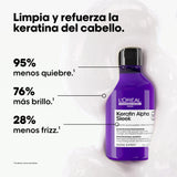 SHAMPOO LOREAL KERATIN ALPHA SLEEK 300ML