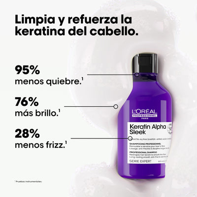 SHAMPOO LOREAL KERATIN ALPHA SLEEK 300ML